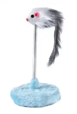 Купить wogy игрушка для кошек Мышка на пружинке