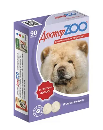 Купить ДОКТОР zoo Мультивитаминное лакомство для собак со вкусом лосося